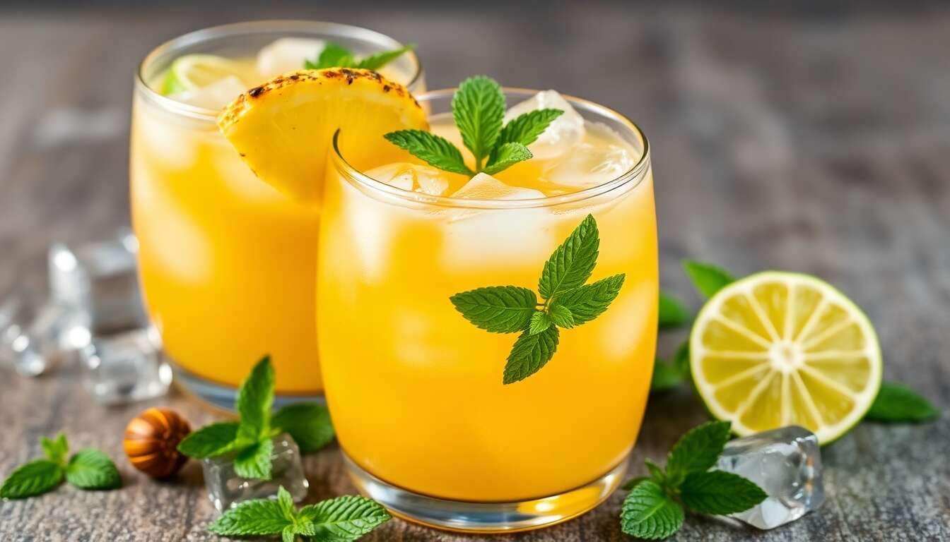Caïpirinha Ananas Menthe : une Recette Rafraîchissante