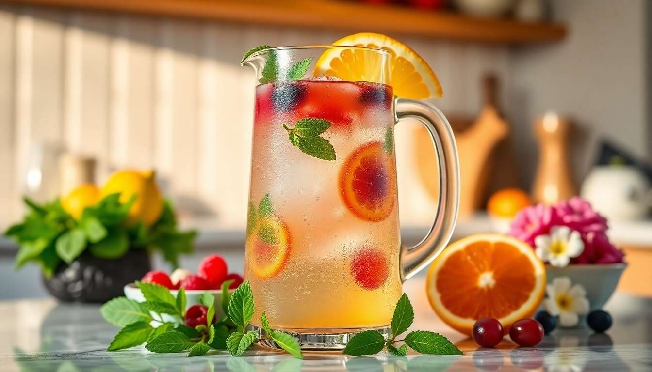 Recette de Sangria Flora : un Cocktail Floral et Fruité