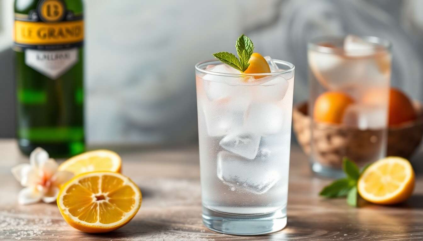 Recette cocktail Le Grand Fizz : fraîcheur pétillante