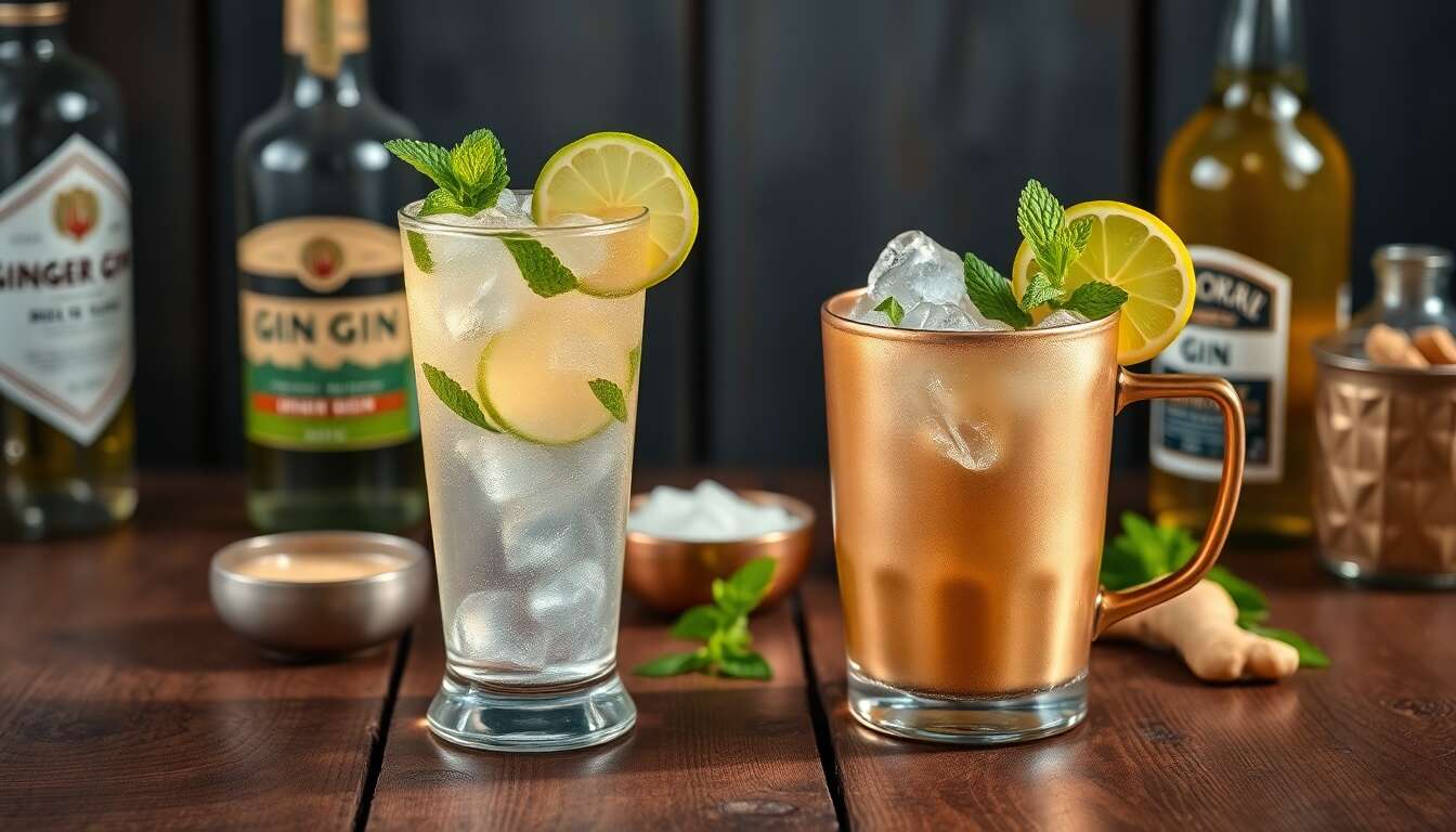 Recette du Gin Gin Mule : un Cocktail Rafraîchissant et Épicé