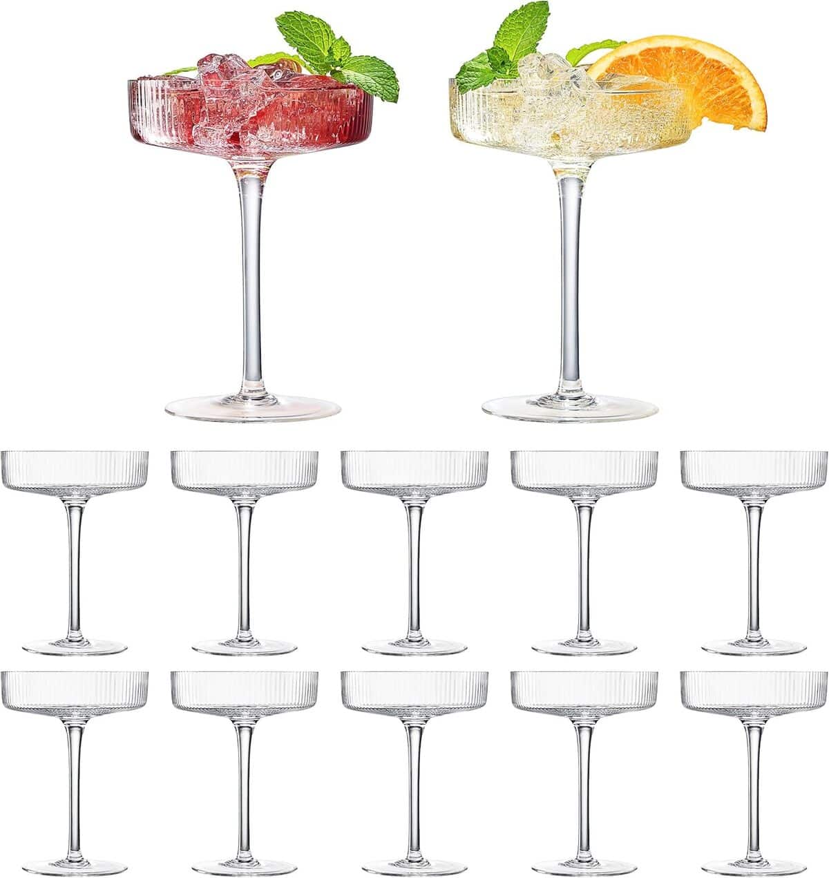Avis sur le lot de verres Khen vintage Art Déco 200 ml