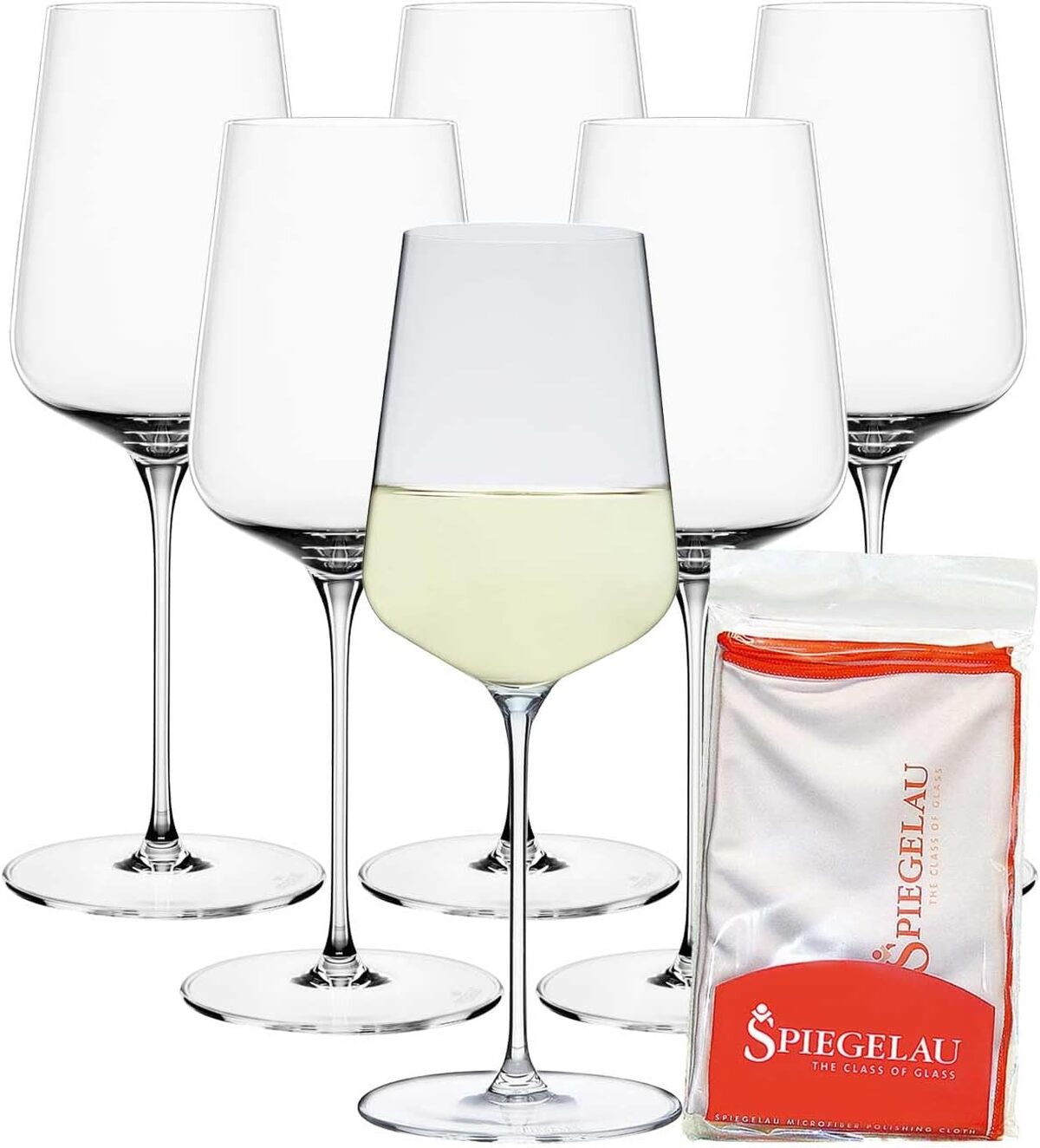 Avis : verres à vin blanc Spiegelau Definition - lot de 6 avec chiffon de polissage