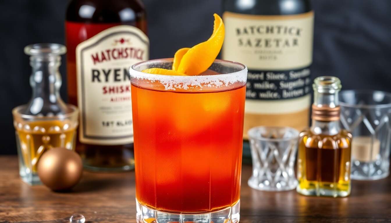 Recette du Cocktail Matchstick Sazerac : découvrez Comment Le Préparer