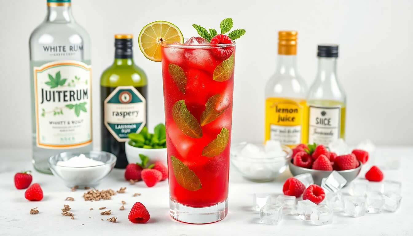 Recette Mojito Framboise : un Cocktail Fruité et Rafraîchissant