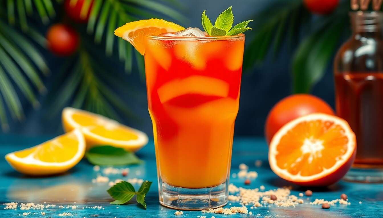 Recette du Punch Planteur : cocktail exotique facile à préparer