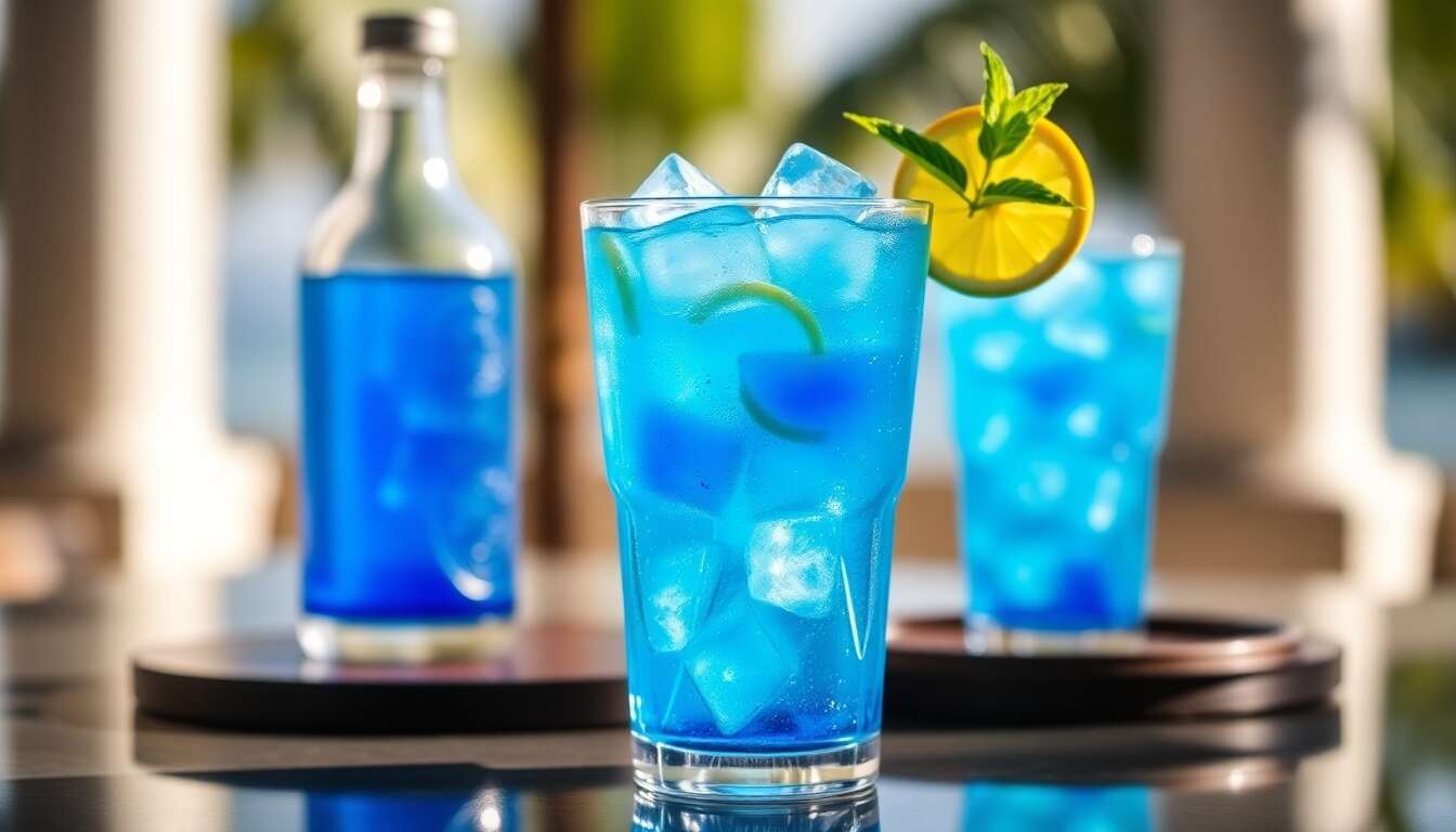 Recette du Blue Lagoon : un cocktail rafraîchissant et exotique