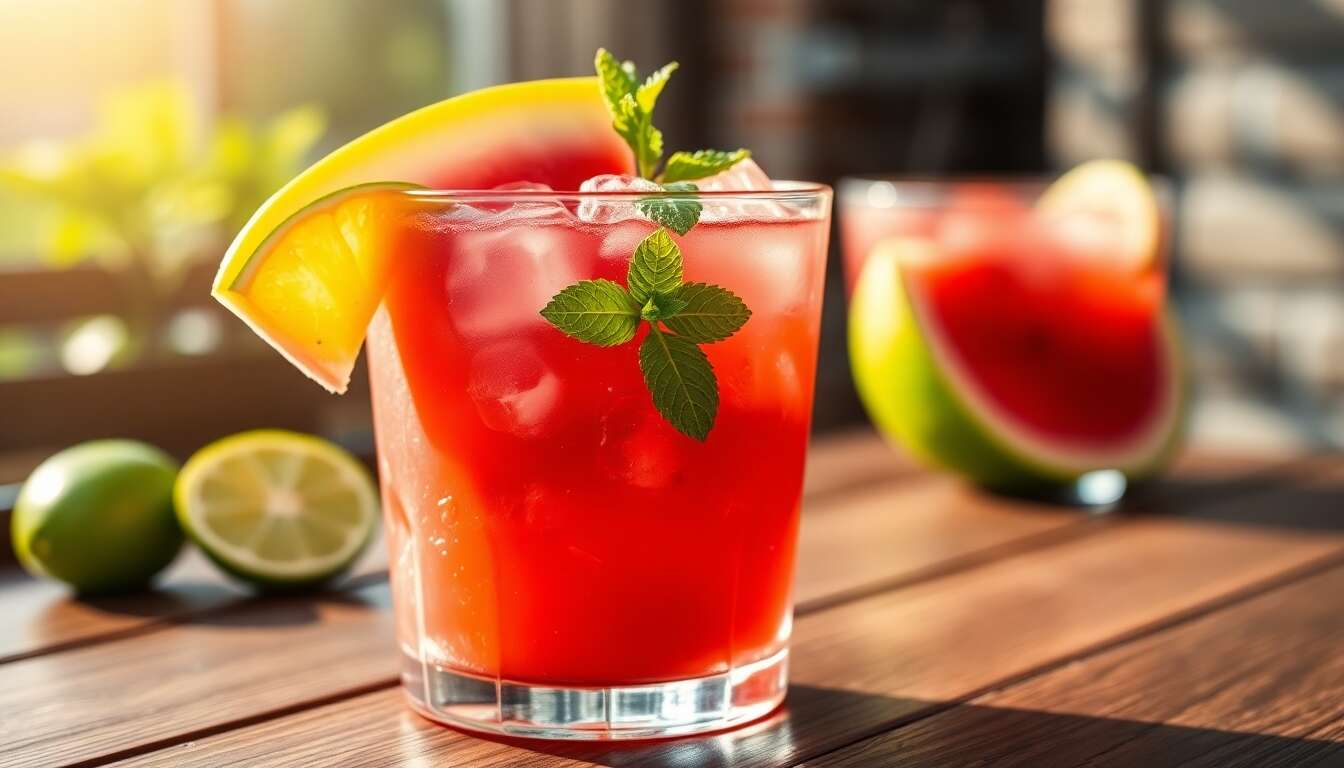 Recette Watermelon Margarita : le Cocktail Estival Parfait