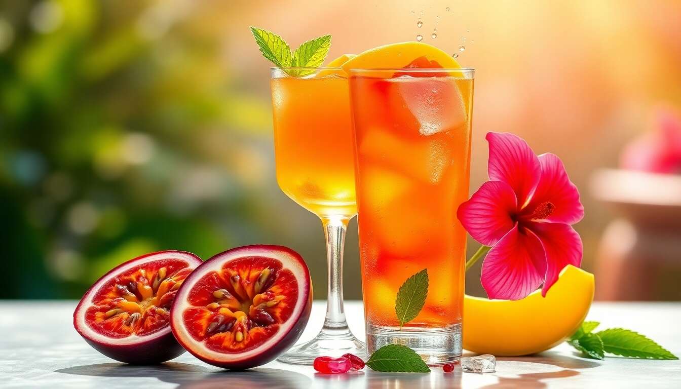 Recette cocktail Flamango : saveurs exotiques et fruitées