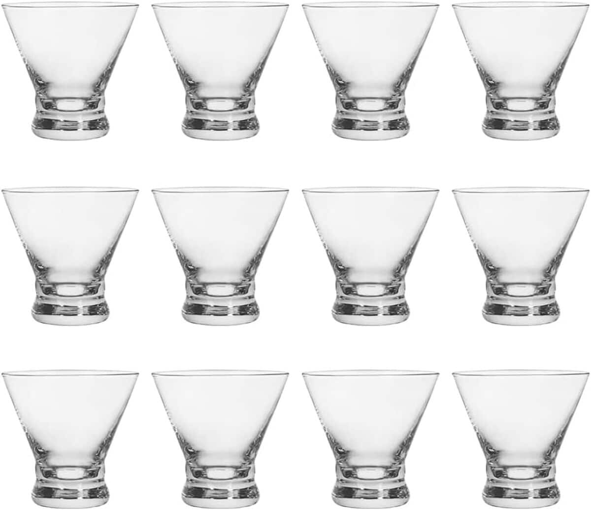 Avis sur le lot de 12 verres à martini BTGLLAS : robustes et élégants