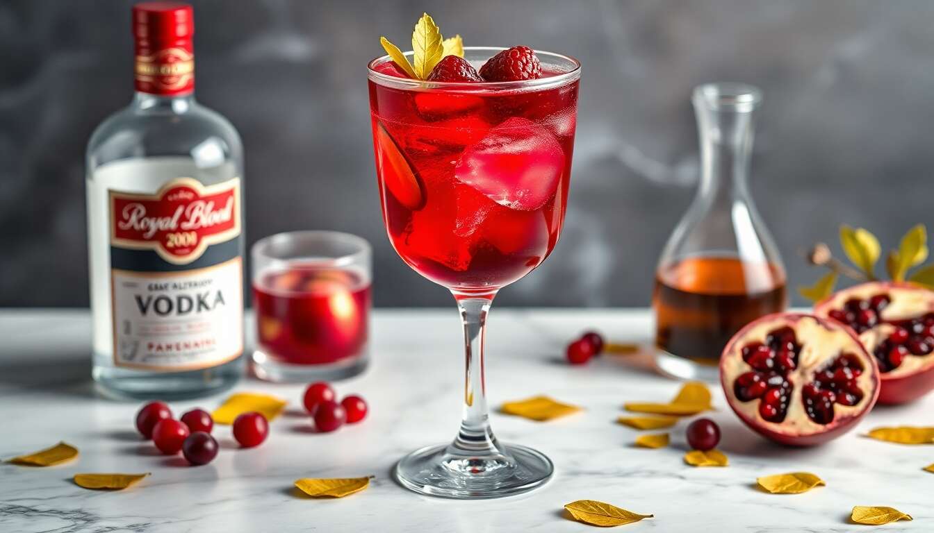 Recette du cocktail Royal Blood : un mélange audacieux
