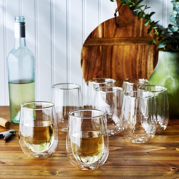 ZWILLING Sorrento Lot de 8 Verres à vin Blanc à Double paroi