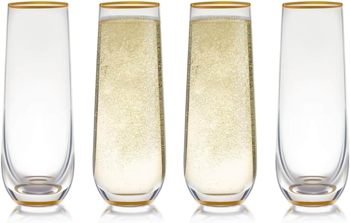 Avis : flûtes à champagne sans pied Trinkware