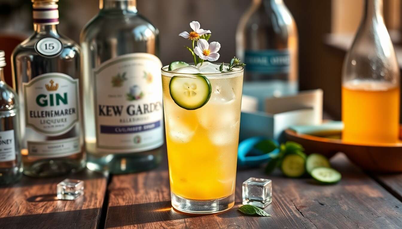 Recette Cocktail Kew Garden : saveurs et Fraîcheur