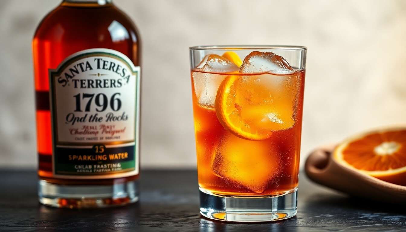 Santa Teresa 1796 On the Rocks : recette Cocktail