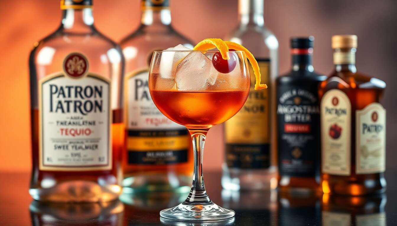 Recette du Cocktail Patrón Manhattan