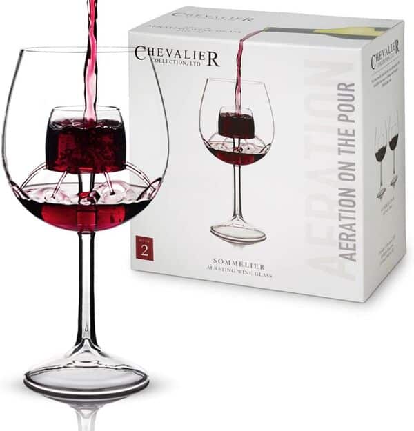 CHEVALIER Collection Sommelier Verre à vin aérer 7 g (lot de 2)