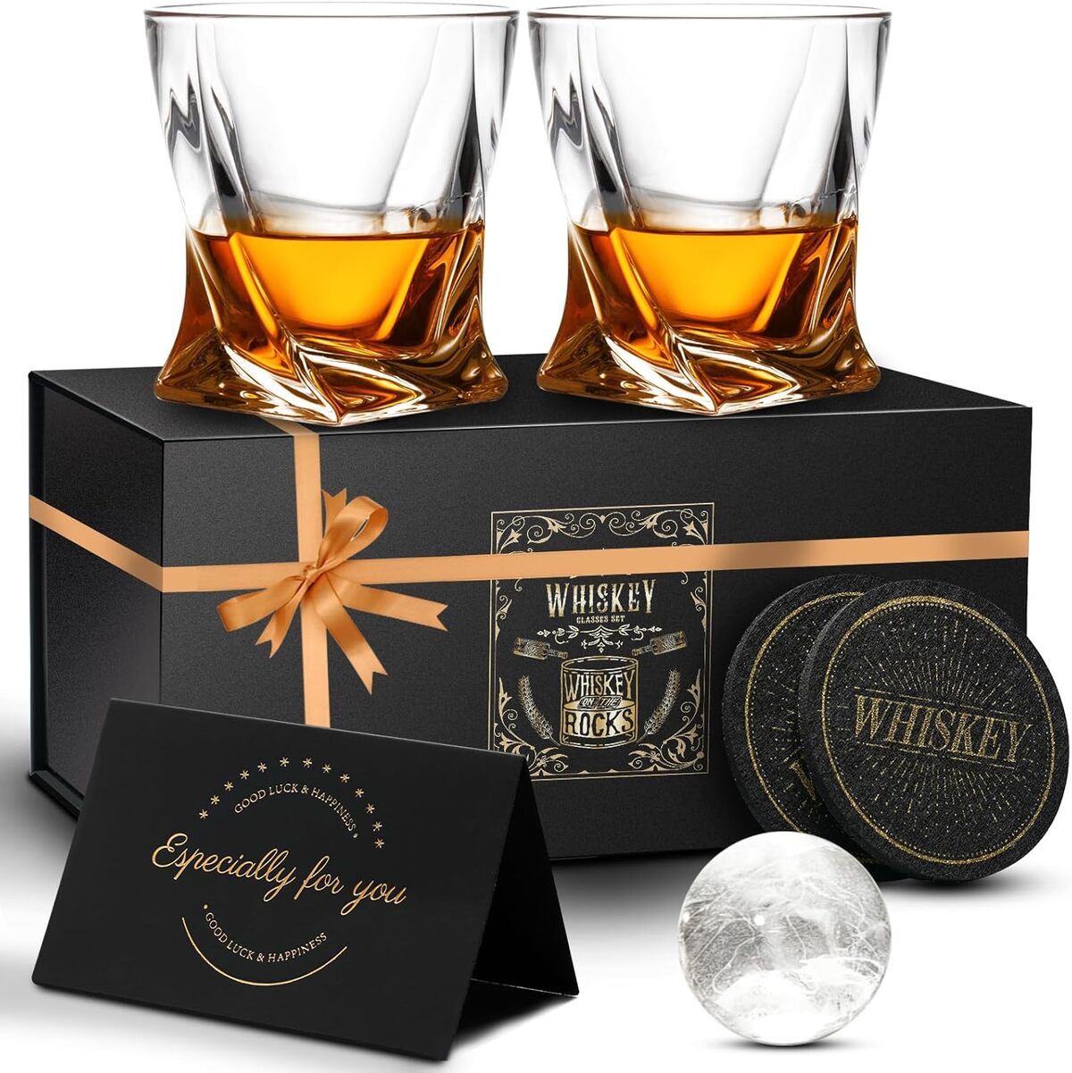 Avis sur les verres à whisky DIOXADOP à l'ancienne et accessoires inclus