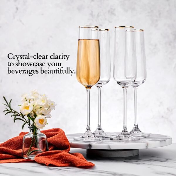 CRYSTAL LUXE Verres à champagne