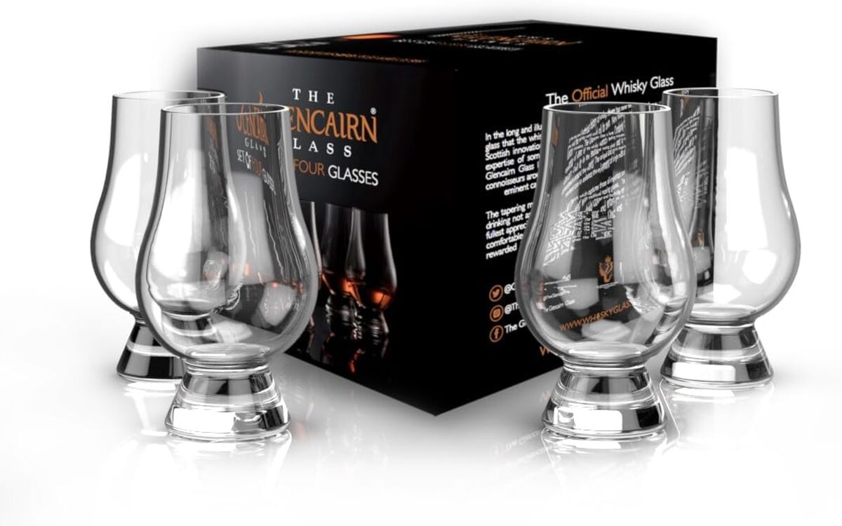 Avis sur le lot de 4 verres à whisky Glencairn en coffret cadeau