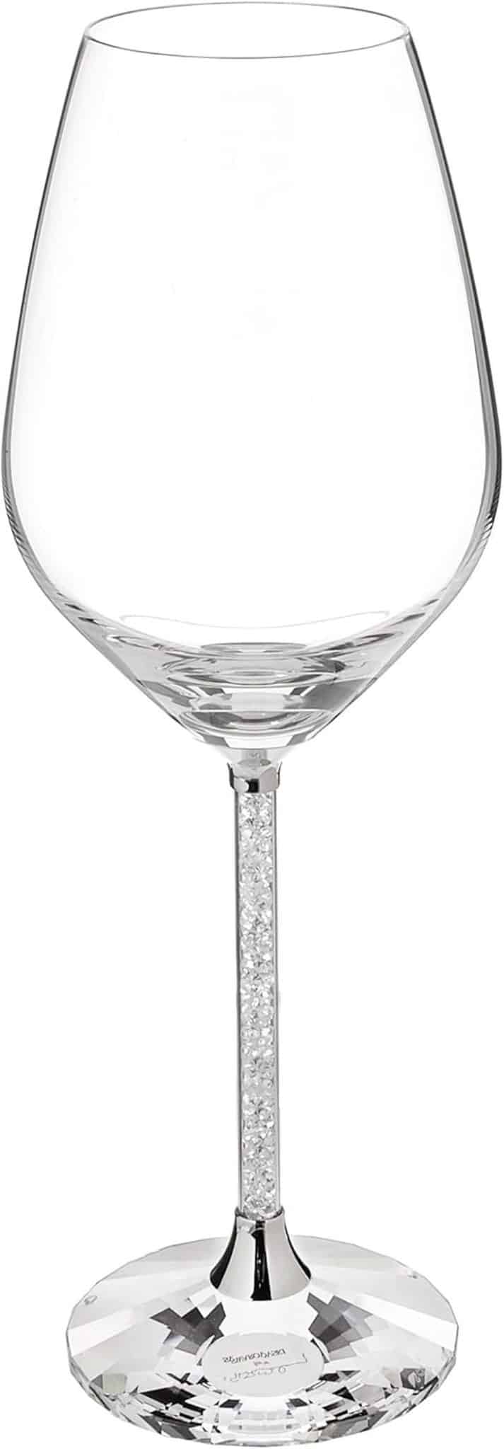 Avis Swarovski Crystalline : élégance de deux verres à vin rouge