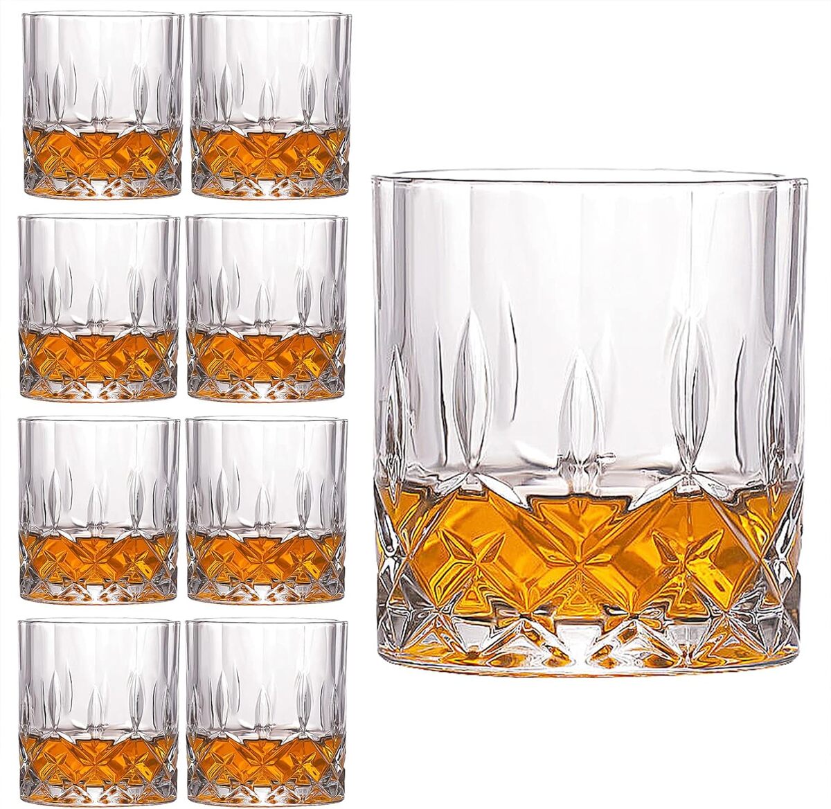 Avis : verres à whisky à l'ancienne - Set de 8 pour amateurs