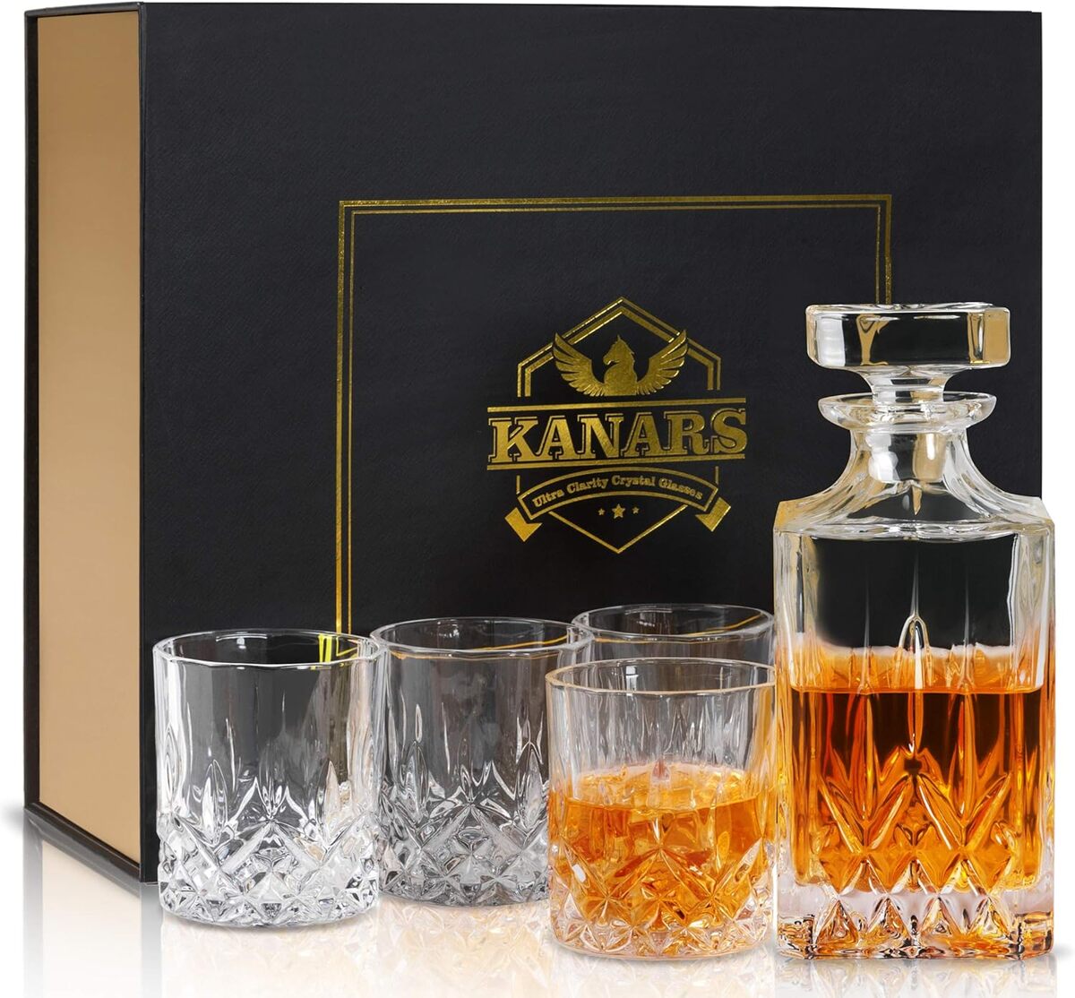 Avis sur le set carafe et verres à whisky KANARS 5 pièces