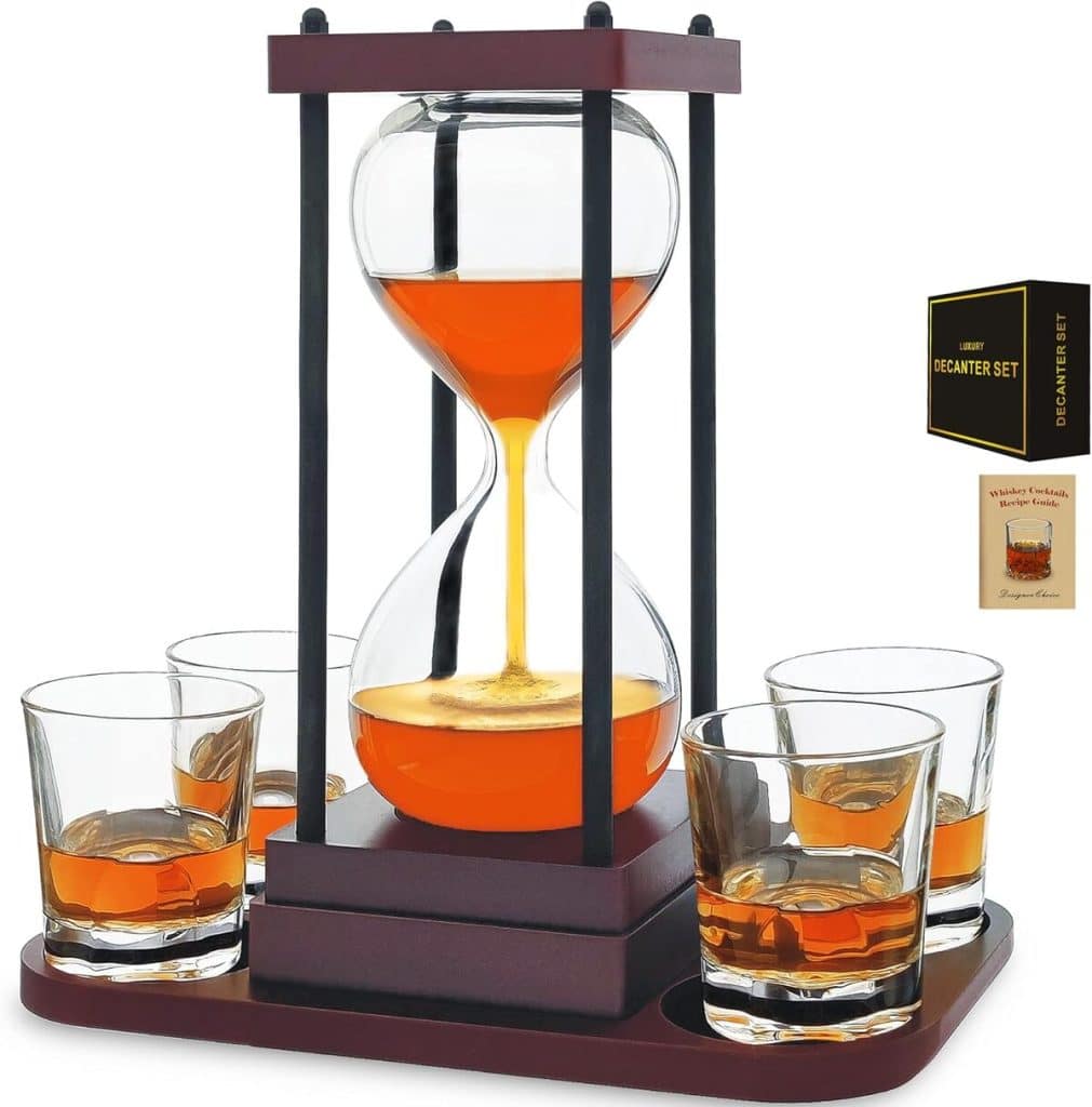 Avis sur l'ensemble 7 décanteurs à whisky pour homme