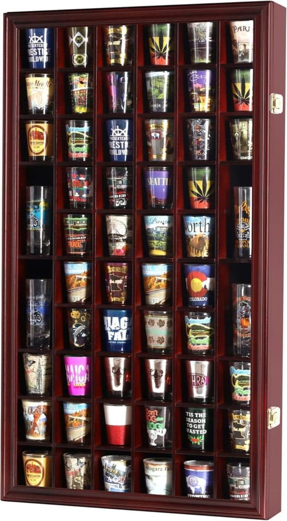 Test du display case DisplayGifts : 56 shot glass shooter avec porte
