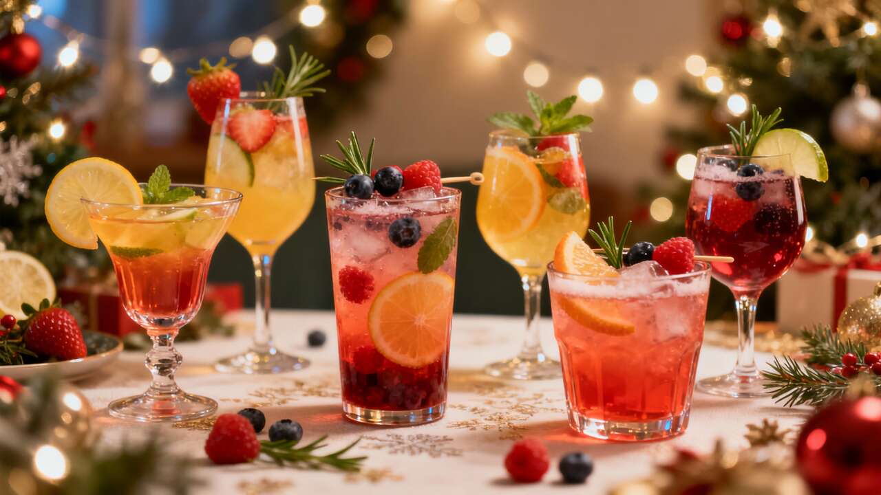 Cocktails de fête pour toute la famille : idées festives et savoureuses