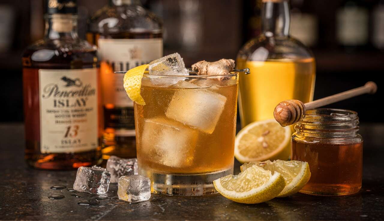 Cocktail Penicillin : recette tourbée venue d'Islay