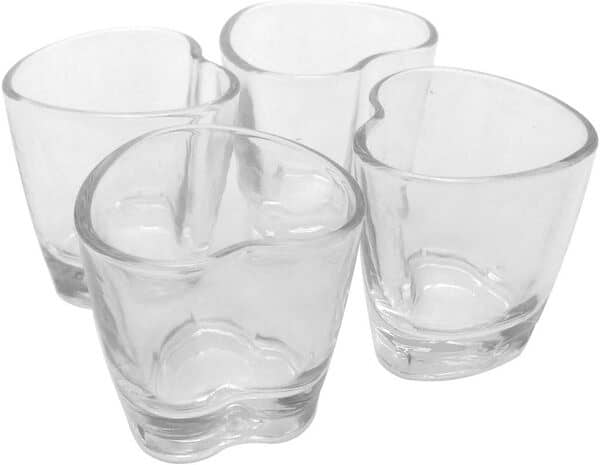 coréen Soju Ensemble de verres à shot Heart Shot Glasses