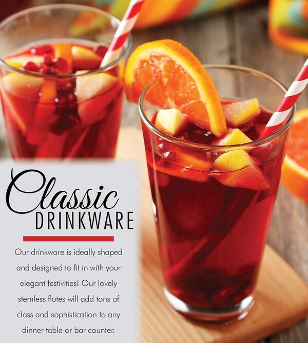 Gobelets à bière en verre transparent pour usage domestique et cuisine Sans plomb ni bisphénol A, idéal pour les restaurants, les bars, les fêtes