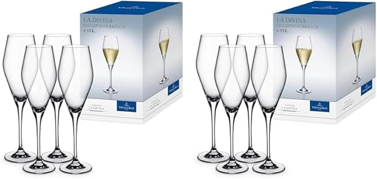 Avis sur le set de flûtes à champagne Villeroy & Boch La Divina (8 pcs)