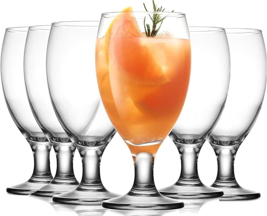 Avis sur le lot de 6 verres à bière Quhuoyao : transparence et polyvalence