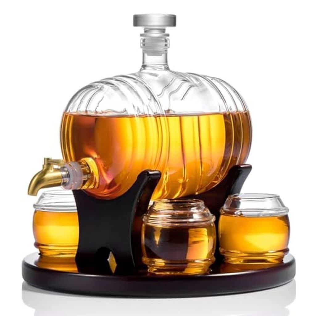 Avis sur l'ensemble carafe à whisky bibliothèque de bourbon de 1350 ml