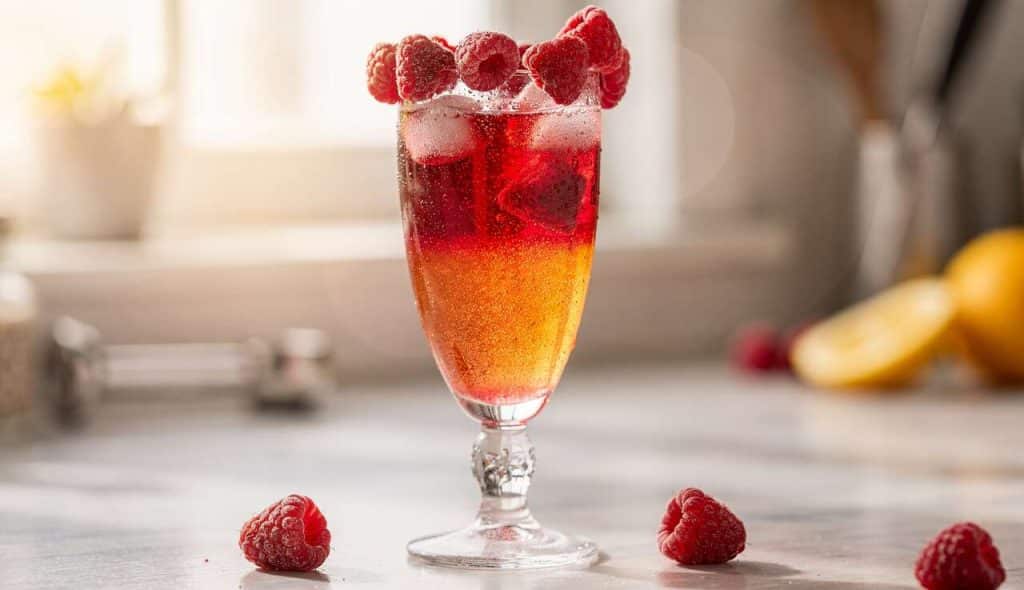 Cocktail pétillant Cointreau et framboise : la recette festive