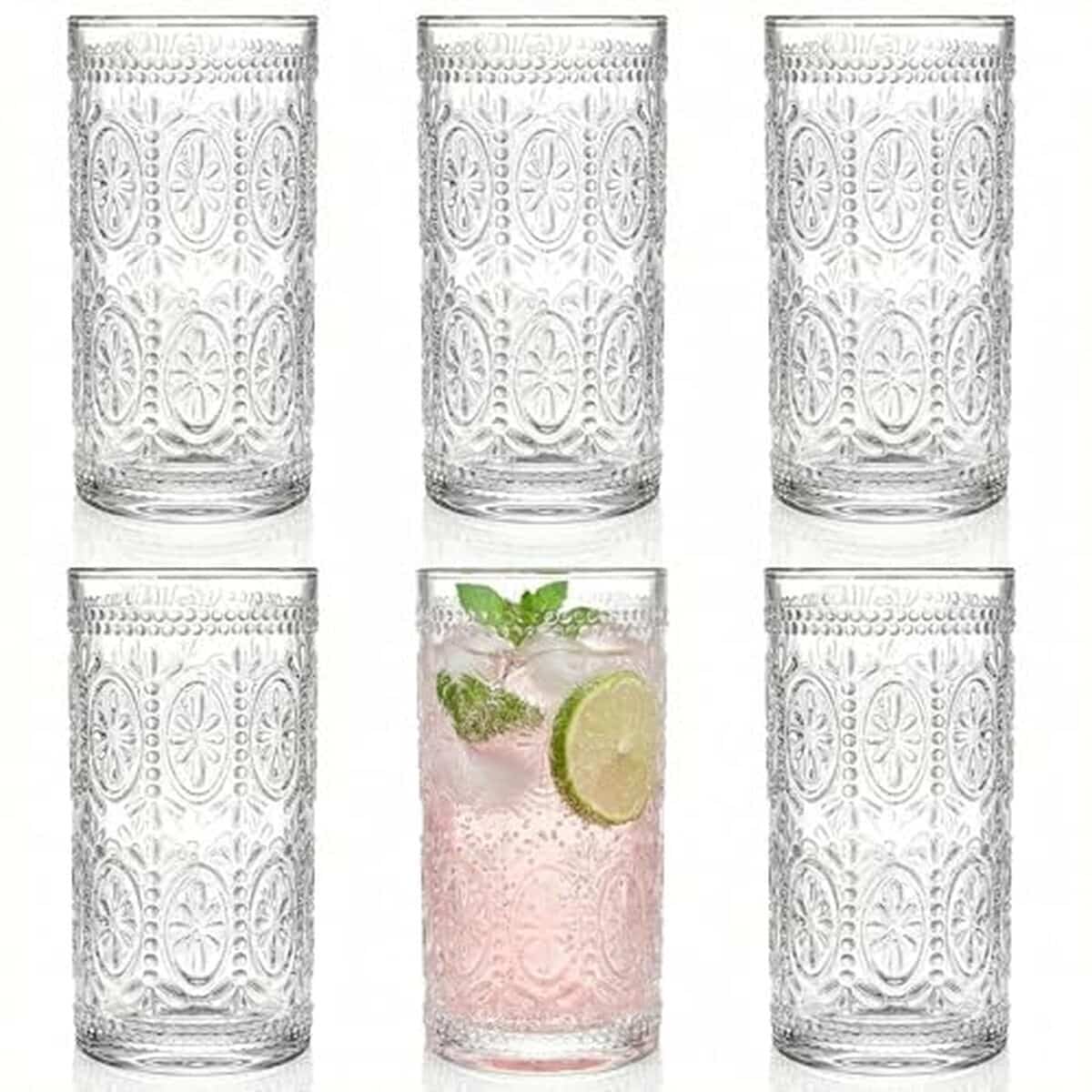 Avis verres à boire Bekith : élégance vintage en lot de 6