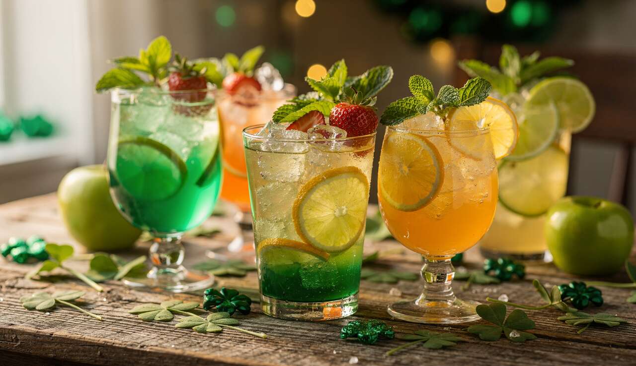 Cocktails sans alcool pour saint-patrick