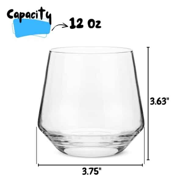 Découvrez les verres à vin sans pied BTaT 355 ml : une combinaison parfaite d'élégance et de praticité pour vos dégustations en toute simplicité.