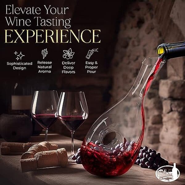 Découvrez notre avis complet sur la carafe à décanter Portteus en cristal au design moderne. Idéale pour sublimer vos dégustations, lisez notre analyse détaillée.