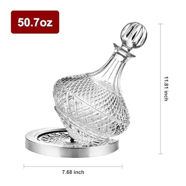 Découvrez notre avis détaillé sur le décanteur à vin rotatif Gmath en cristal, alliant design élégant et haute performance pour sublimer vos dégustations.