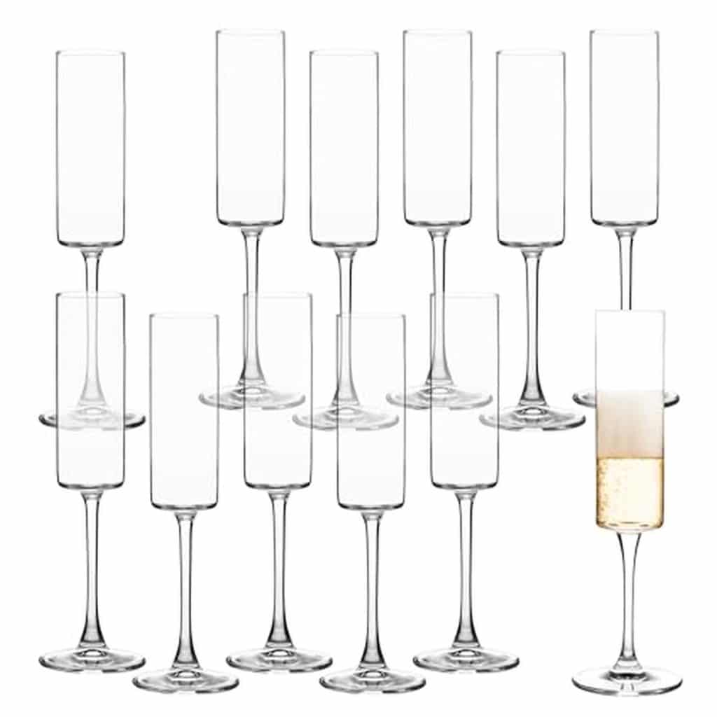Avis sur les flûtes à champagne UMEIED 177 ml, élégance et raffinement