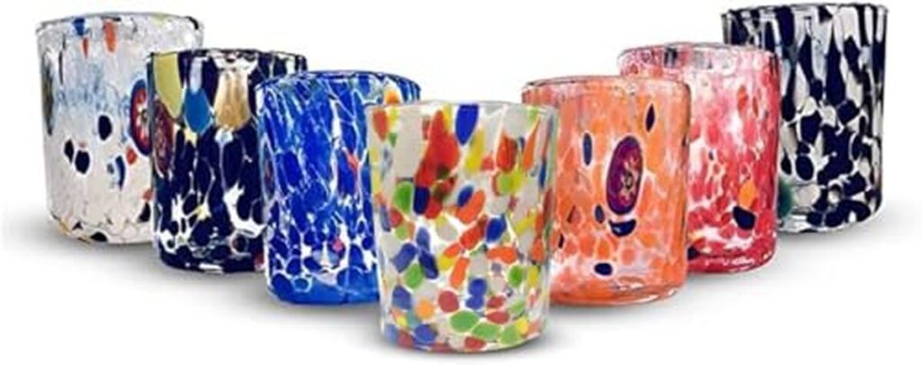 Avis sur les verres à liqueur Gocce di Murano : élégance artisanale multicolore