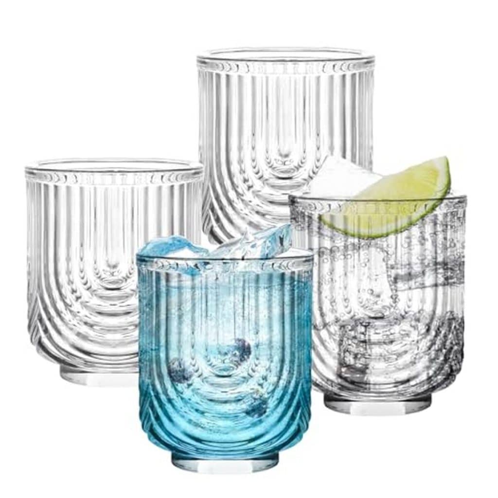 Avis sur les verres Swetwiny art déco vintage : élégance et polyvalence