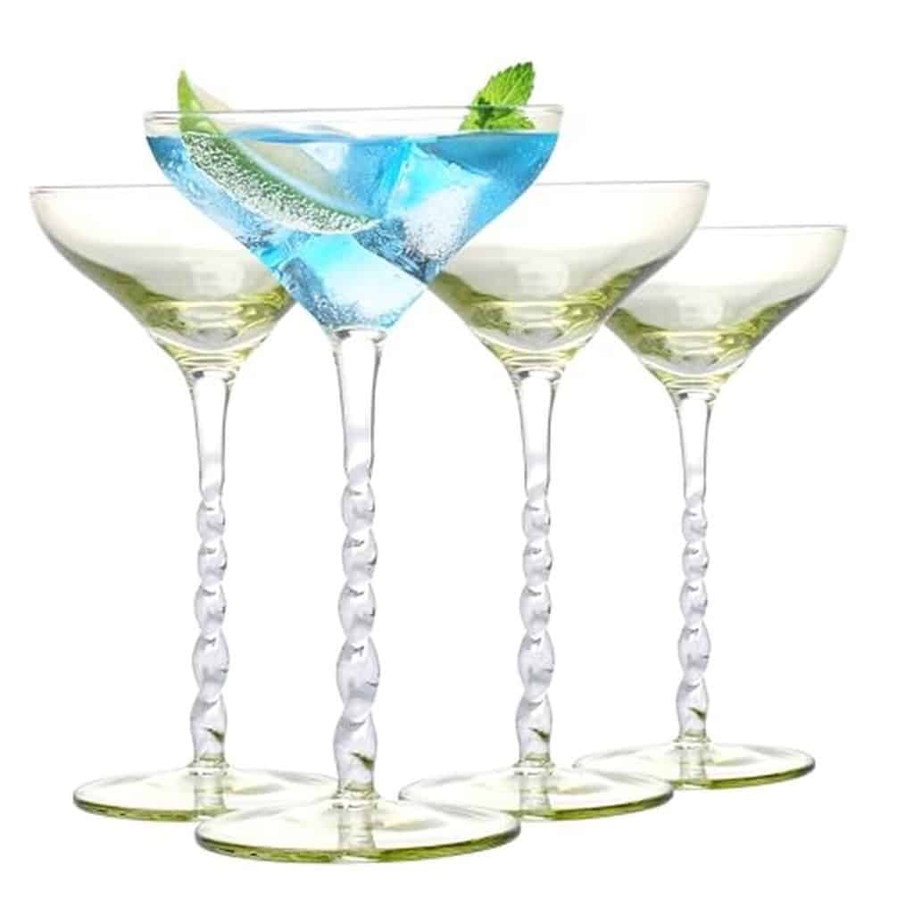 Critique : verres à martini spirale Whole Housewares
