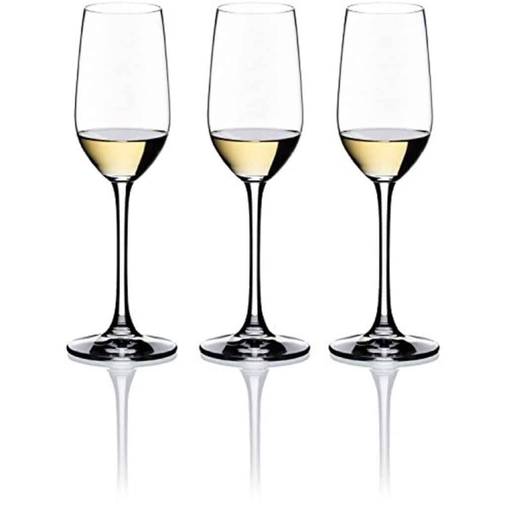 Test des verres à tequila Riedel Ouverture