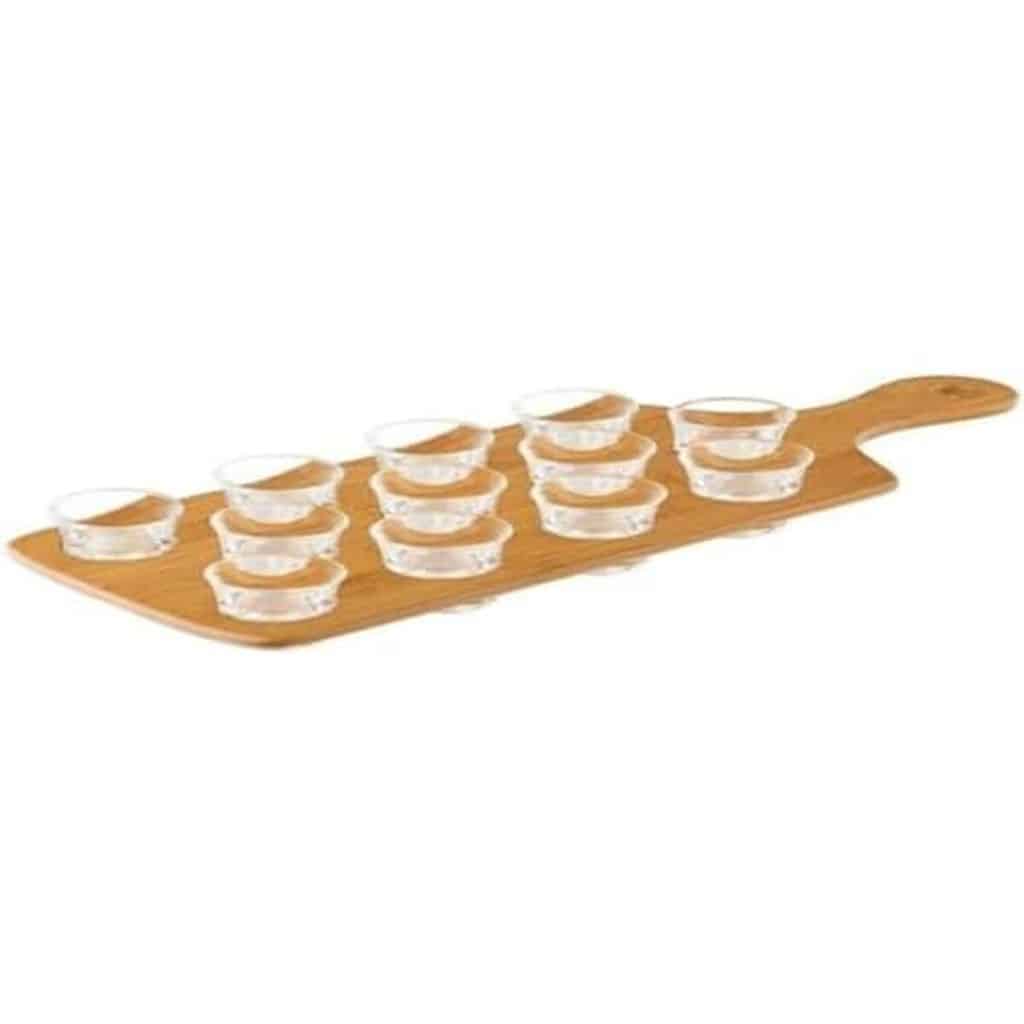 Test : planche à shots bar@drinkstuff et 12 verres élégants