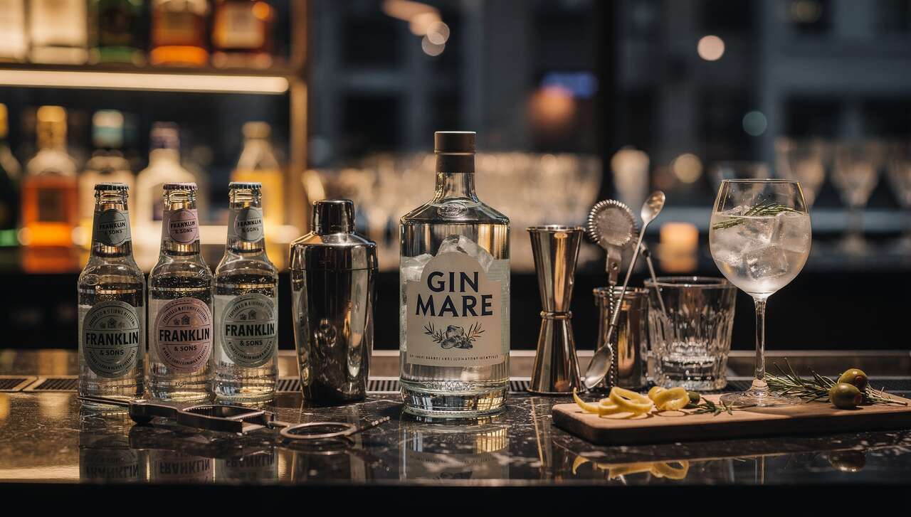 Pack gin mare et tonics franklin & sons : idéal pour vos cocktails