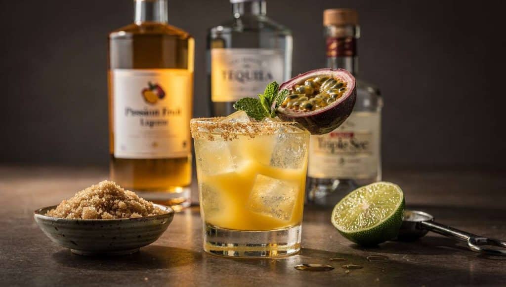 Cocktail margarita au fruit de la passion : recette délicieuse