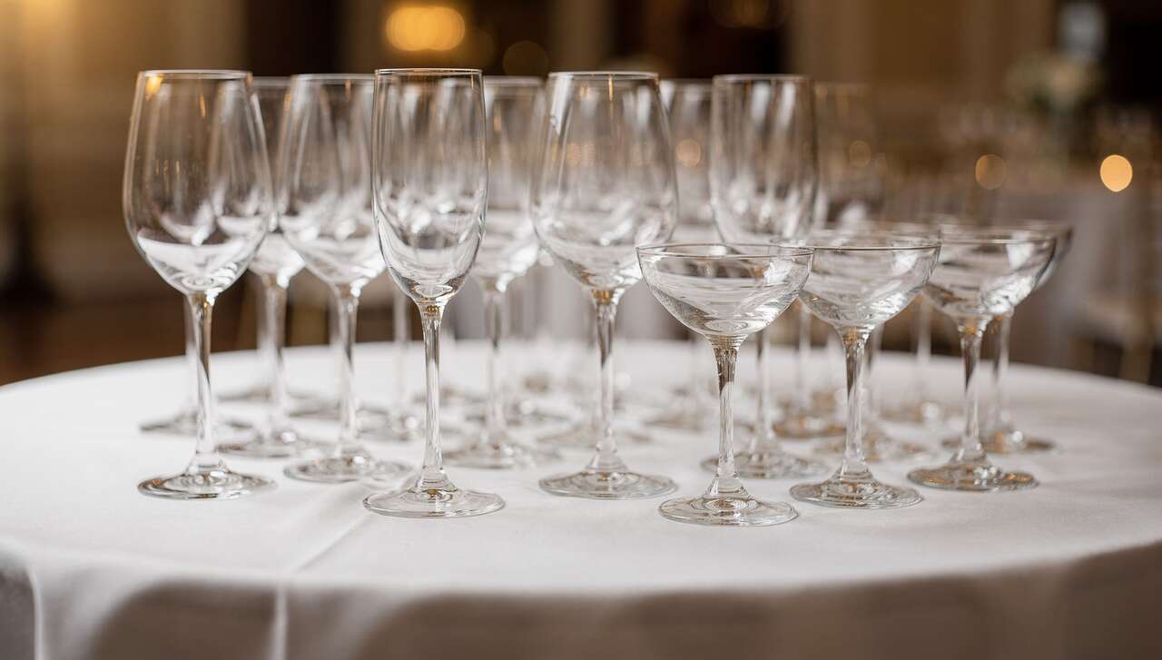 Les verres adaptés pour un buffet réussi